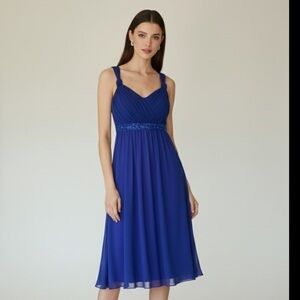 City Studio Royal purple Midi Dress